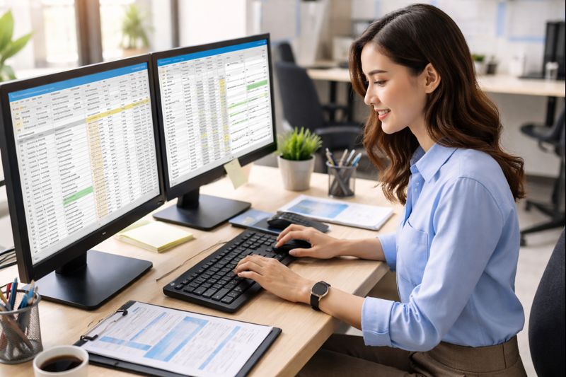 Data Entry vs Data Processing: Key Differences Explained business data management workflow diagram
